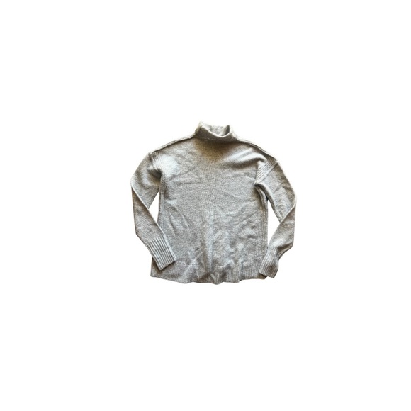 Women's Turtleneck Sweater gray winter cozy wear vintage style - Picture 1 of 3